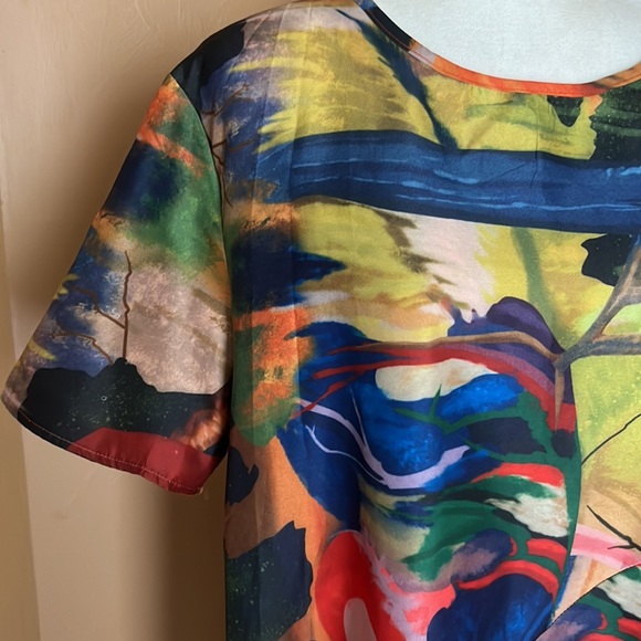 Colorful summer dress size extra large. - Picture 2 of 3